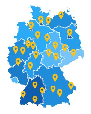 Rümpelhelden Standorte Karte